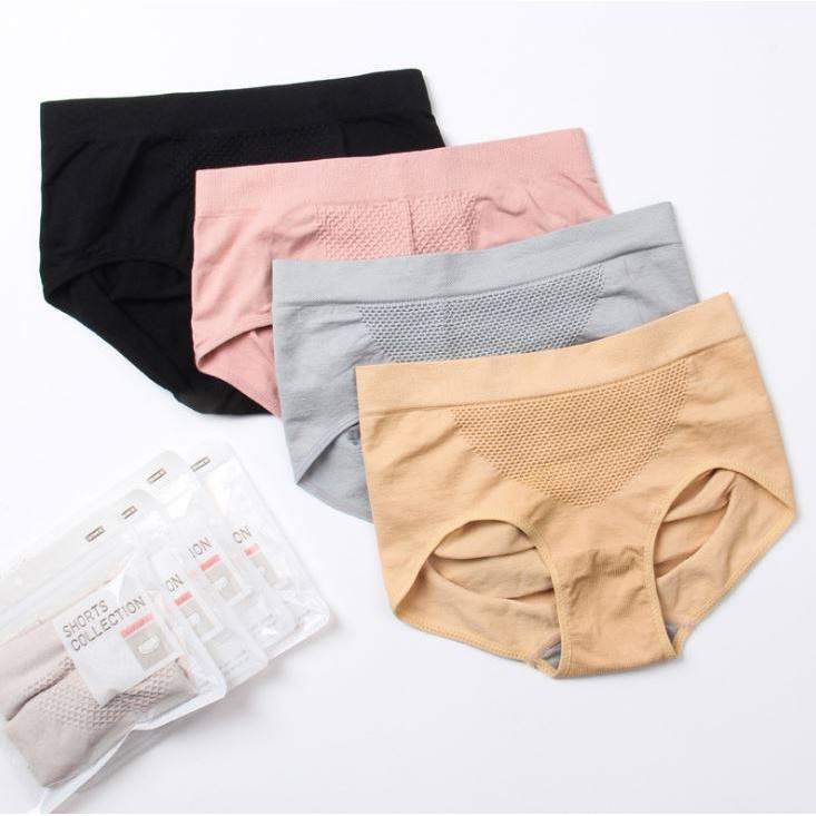 ☀ INDOLAND ☀ B017 Celana Dalam Wanita Sutra Mulus Seamless 3D Underwear Menstruasi Seksi CD Import