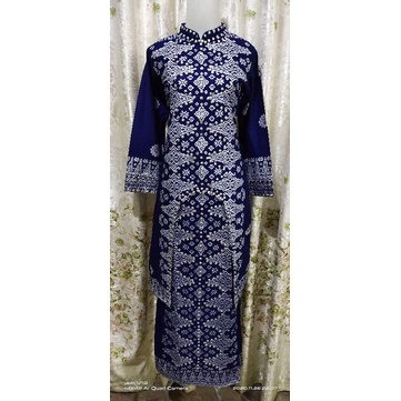 set rok &amp; gamis navy silver