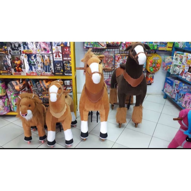 mainan kuda gowes singa uk S