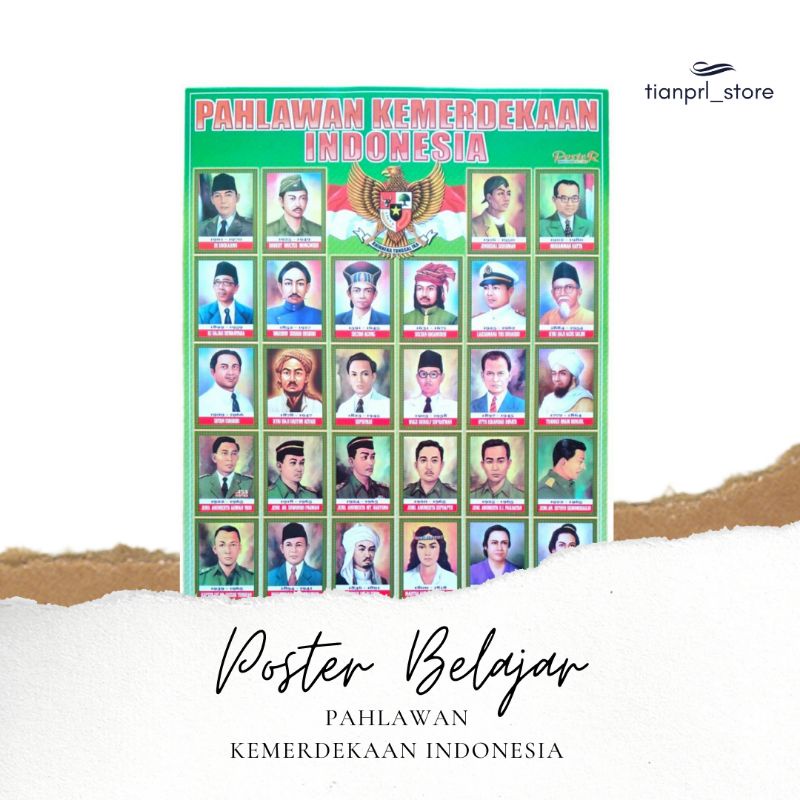 

POSTER BELAJAR MENGENAL PAHLAWAN KEMERDEKAAN