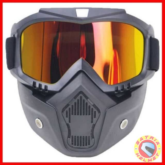 Google Mask - Google Masker Kaca Helm Bogo Retro