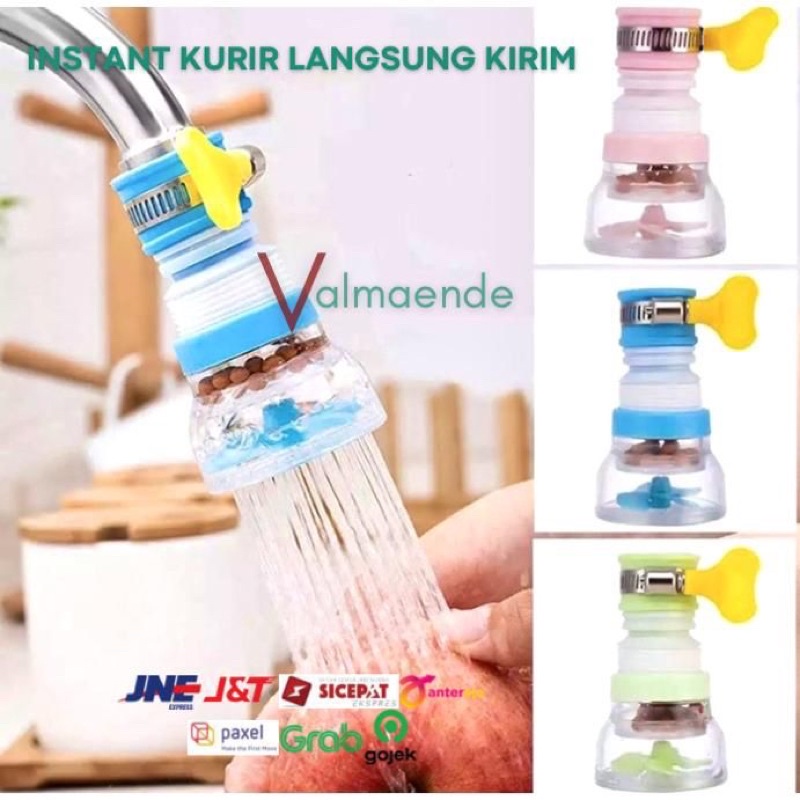 Saringan Kran Air Kamar Mandi Filter Air Kran Flexible GSF 20043 Splash Penyaring Air Kran Sambungan Kran Air