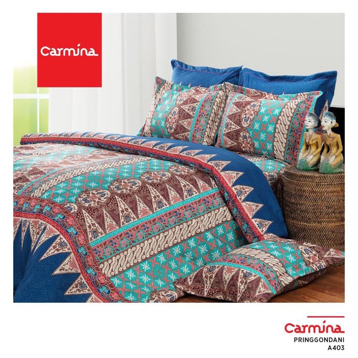 READY SPREI BATIK CARMINA - PRINGGONDANI UKURAN 180X200 RUMBAI