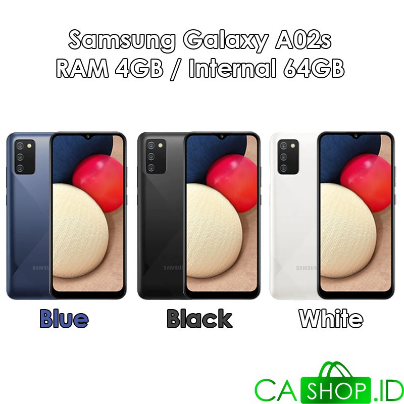 Samsung Galaxy A02s - 4GB 64GB (4/64) - New Original Garansi Resmi SEIN