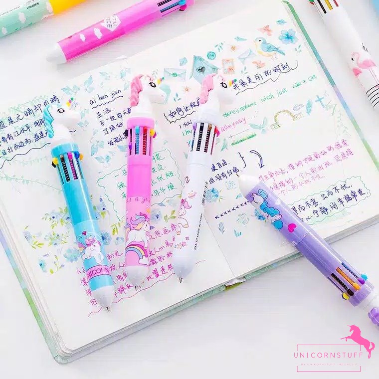 Bolpoin Unicorn 10 Tinta Warna