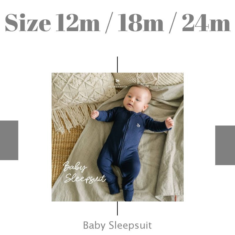 Little PalmerHaus Baby Sleepsuit 12m / 18m / 24m