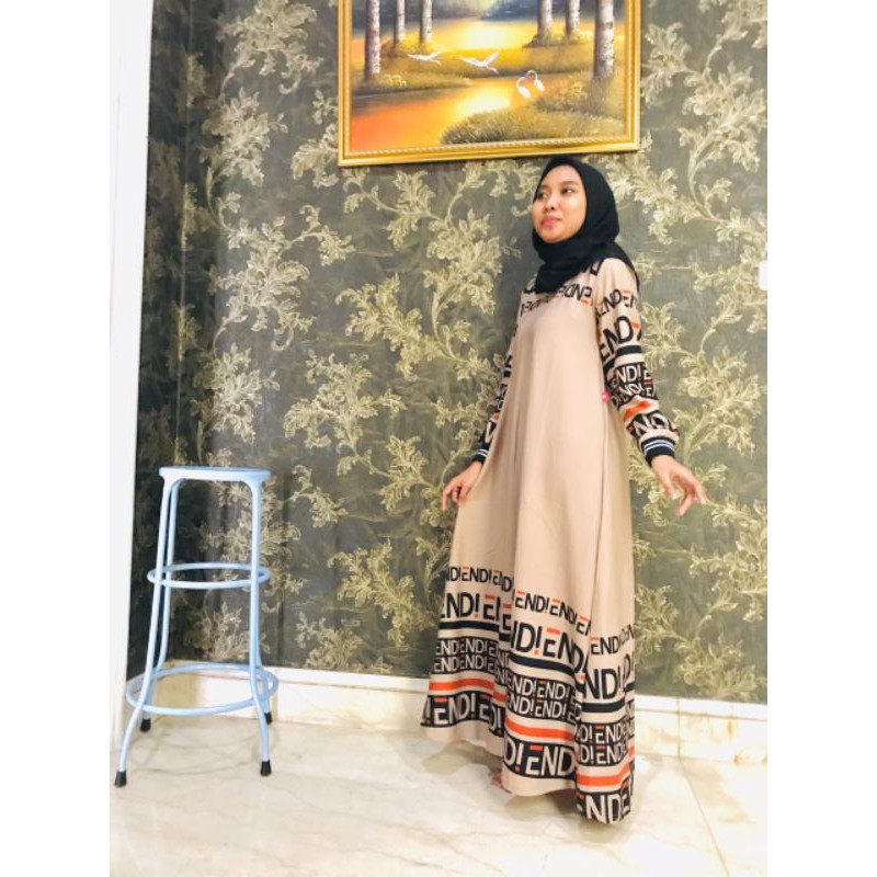 Gamis Fendi Elegant mewah