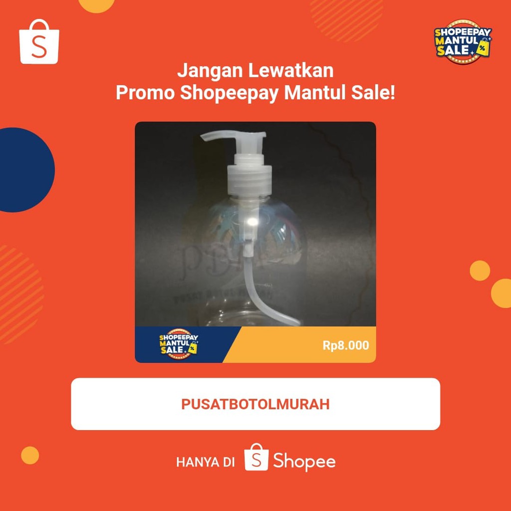 Botol plastik 500 ml - Botol Hand soap 500 ml botol kemasan murah