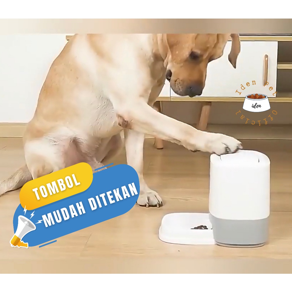 Tempat Makan Hewan Anjing Otomatis Dispenser Makanan Kucing Pintar Dog Cat Feeder Automatic