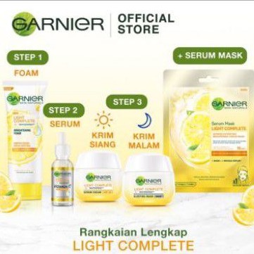 Garnier Paket  Light Complete Brightening 5 Item Hemat