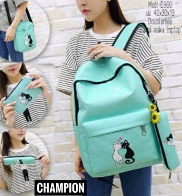 Tas Pria RDN 015 Distro Raindoz Bandung Ransel Punggung Backpack Cowok Keren Sek BRAN NB-Tp F7B6