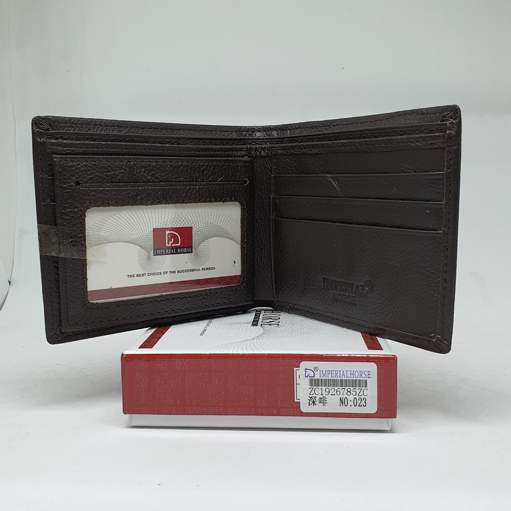 Dompet Pria Kulit Asli Import Original Branded 100% Horse Imperial Model Distro Harga Terjangkau Tipe Keren Anak Muda