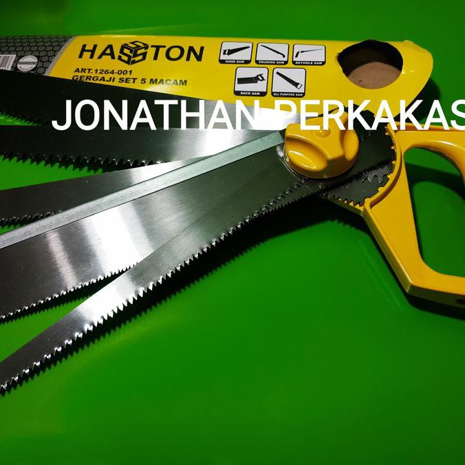 Favorit] Gergaji Set 5Macam/Gergaji Kayu Set 5Rupa/Gergaji Kayu Isi 5Mata
