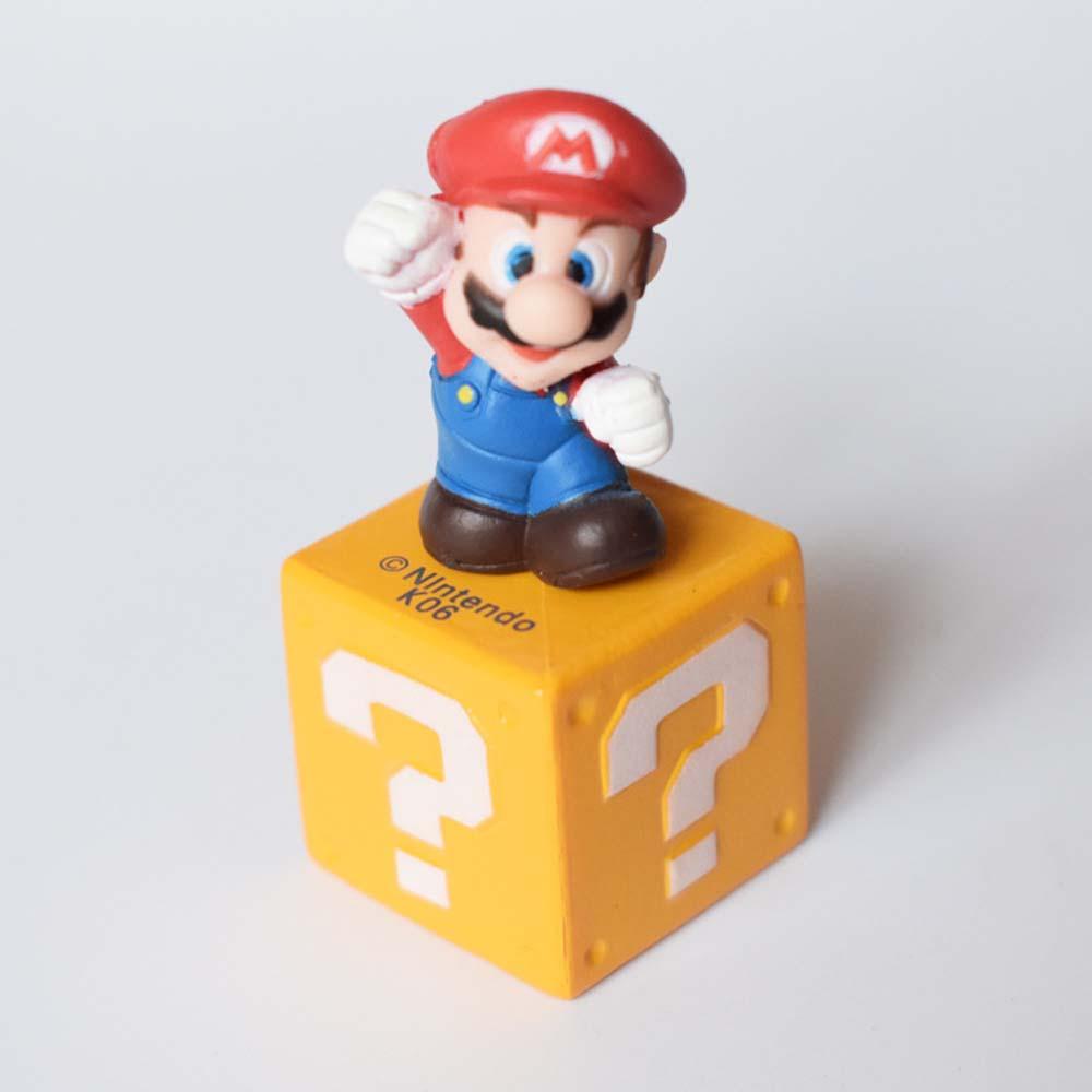 Needway   Action Figurine Patung Mainan Anak Model Koleksi Jamur Dekorasi Desktop Mario Super Mario Bros.