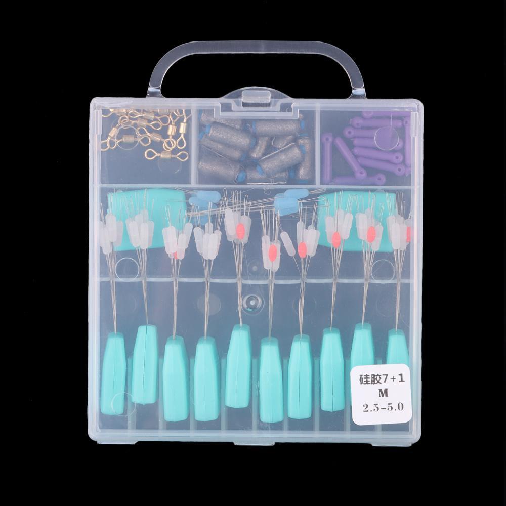 Chookyy Set Bobber Pancing Silicone Float Gear Konektor Terminal Stopper Pelampung