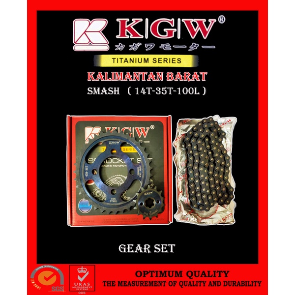 GEAR GIR SET PAKET KOMPLIT SUZUKI SMASH KAGAWA