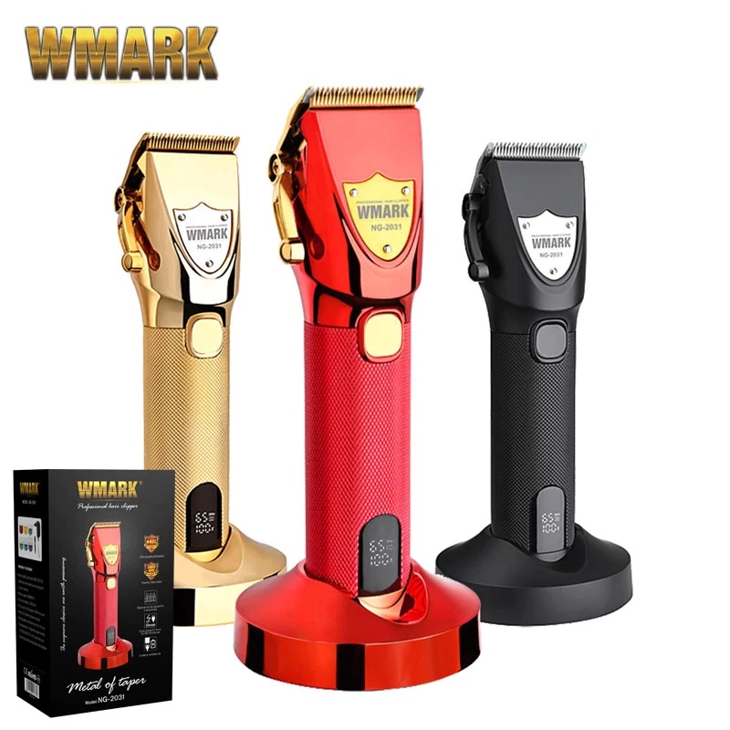 WMARK NG-2031 Alat Cukur Rambut Jenggot Hair Clipper LCD Full Metal