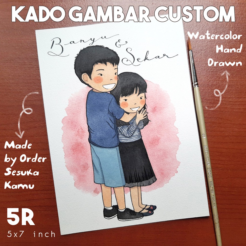 

Kado Gambar Ilustrasi Custom 5R Watercolor