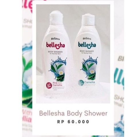 BlessTea BELLESHA BODY SHOWER for Normal Skin Sabun Mandi Gel POM 100% Original