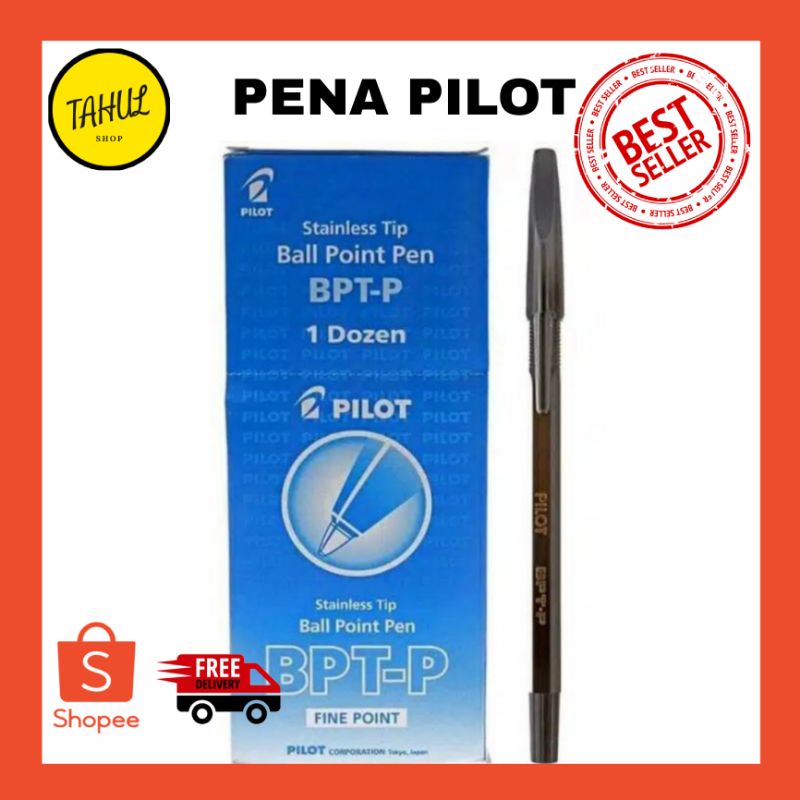 

Ballpoint Pilot BPT-P / pena pilot dengan mata pena Stainless Steel Tip 0.7