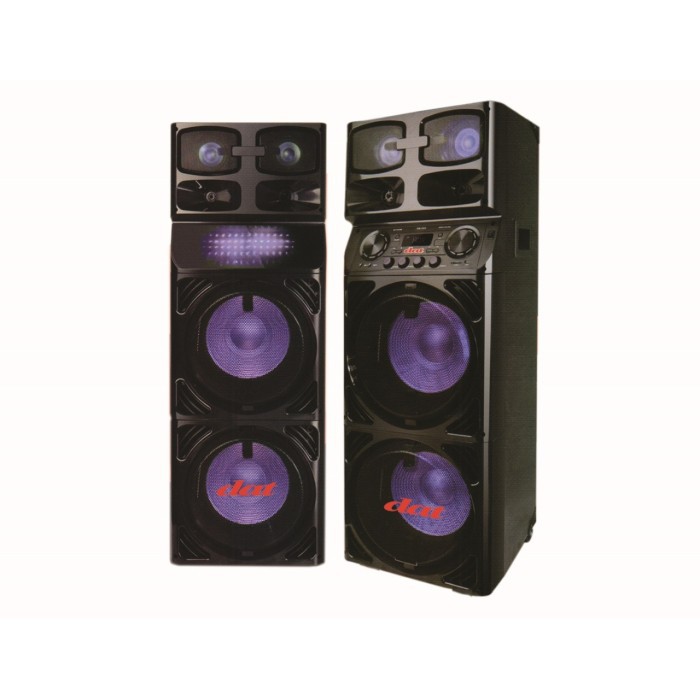 SPEAKER AKTIF DAT MGM 522 BLUETOOTH 10 inch DOUBLE SUBWOOFER