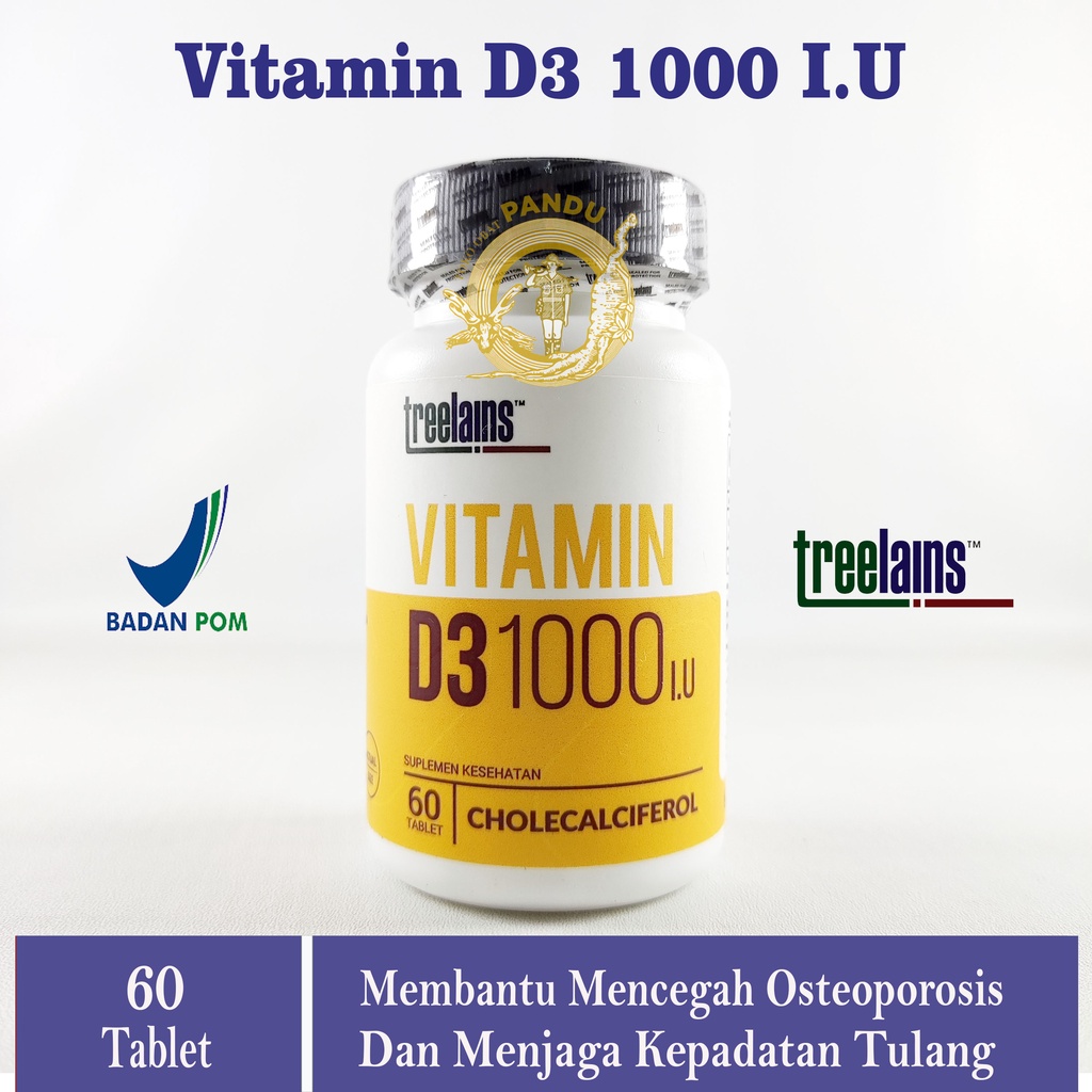 TREELAINS VITAMIN D3 1000 IU (60 TABLET) / VITAMIN D3 1000iu