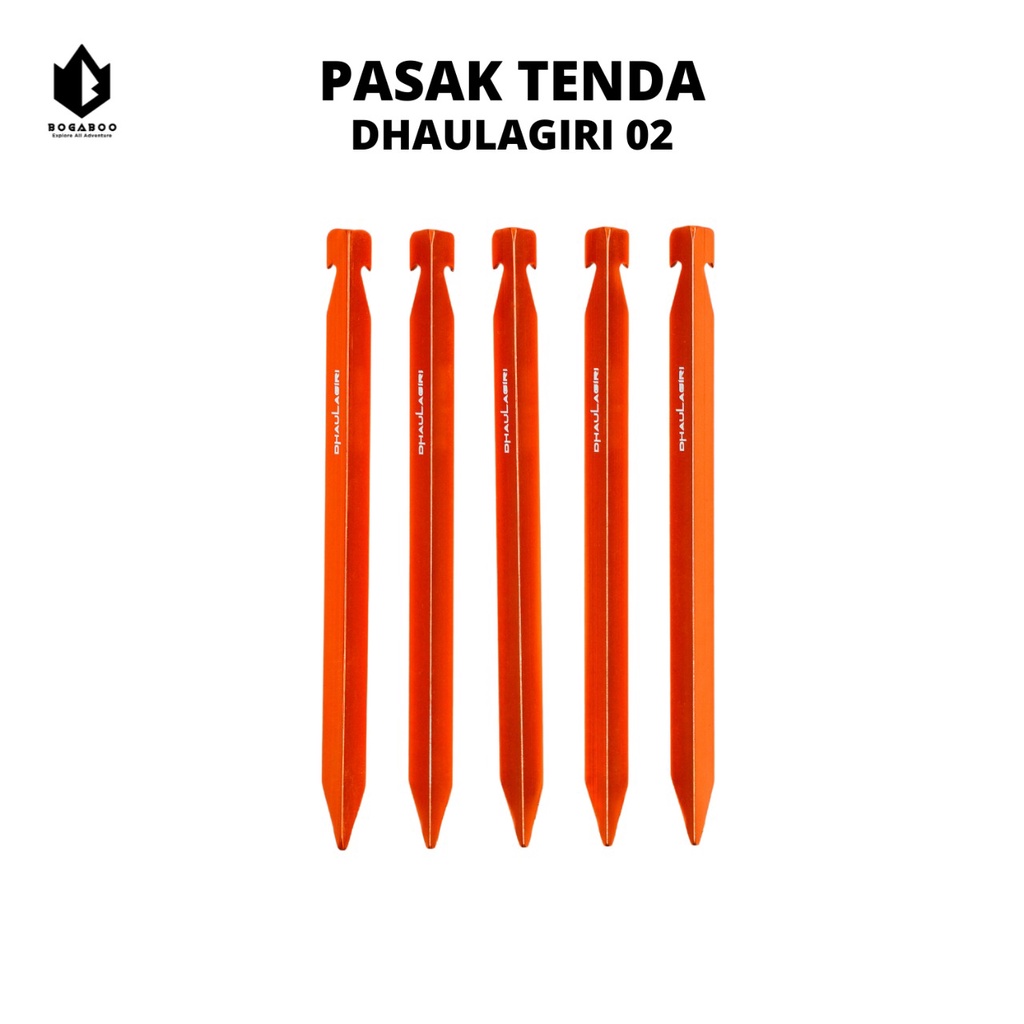 Pasak Tenda Dhaulagiri 02 - Pasak DH Lurus Isi 10Pcs