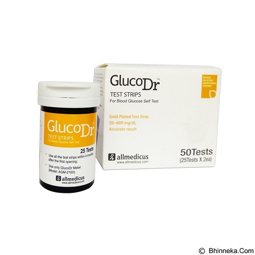 Gluco Dr Test Strip Gula Darah Bio Sensor Gluco Dr