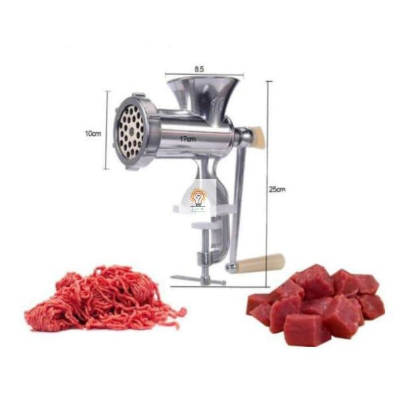 Multifungsi Penggiling Gilingan Daging Meat Mincer Manual Stainlees