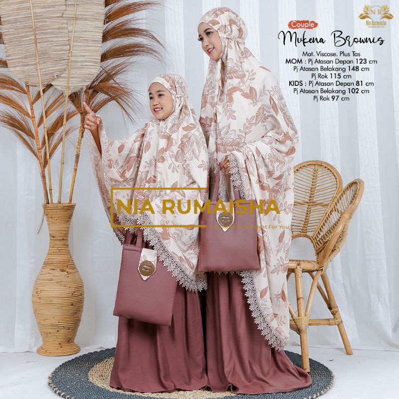 MUKENA BROWNIS COUPLE BY NIA RUMAISHA