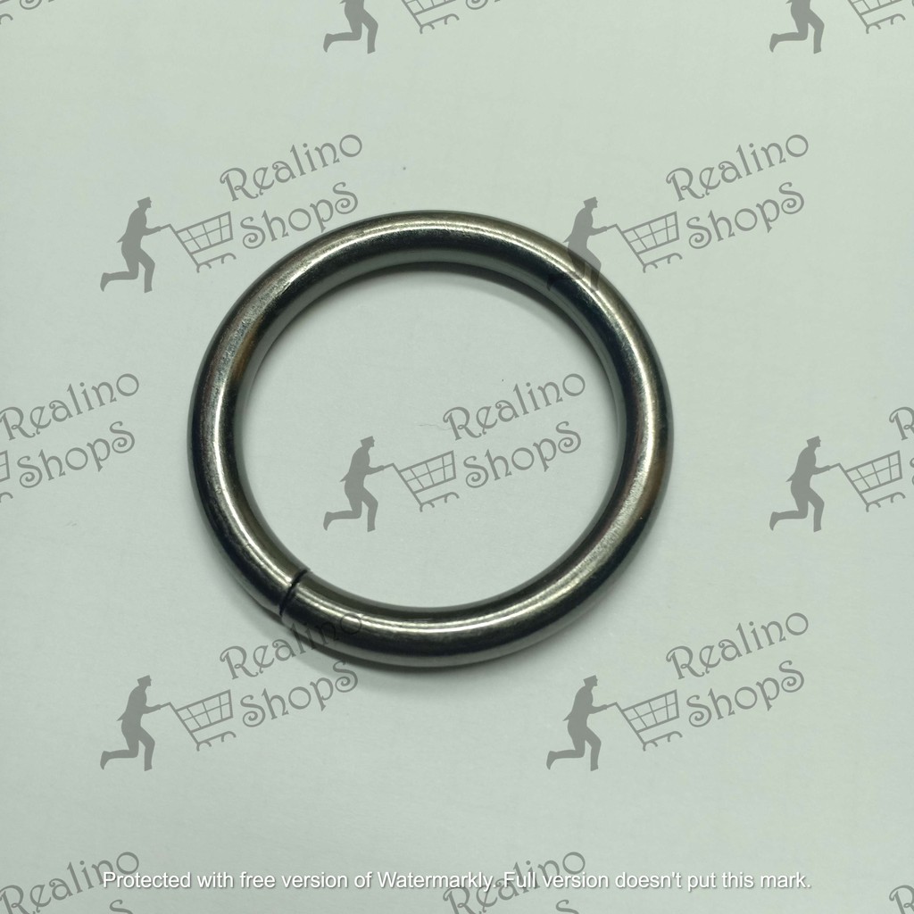 RING BULAT/RING O - 3CM BLACK NEKEL (KUALITAS TEBAL)