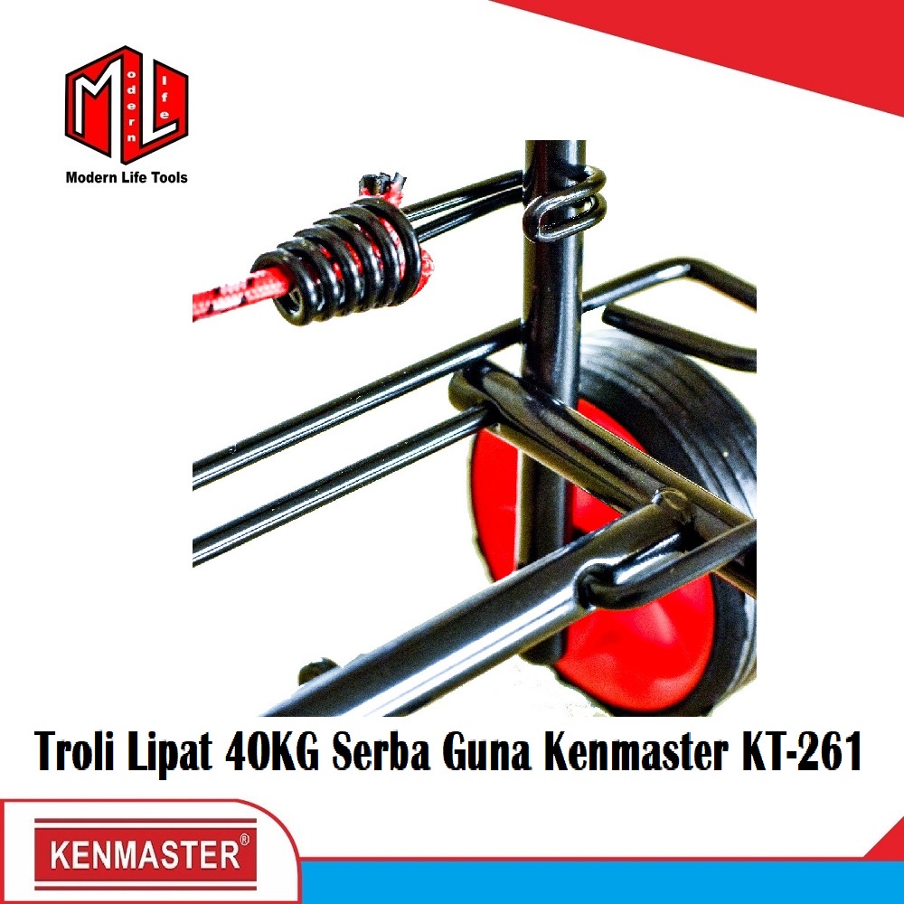 KENMASTER TROLI TROLLY LIPAT TAS BAGASI GALON BARANG 40KG SERBAGUNA