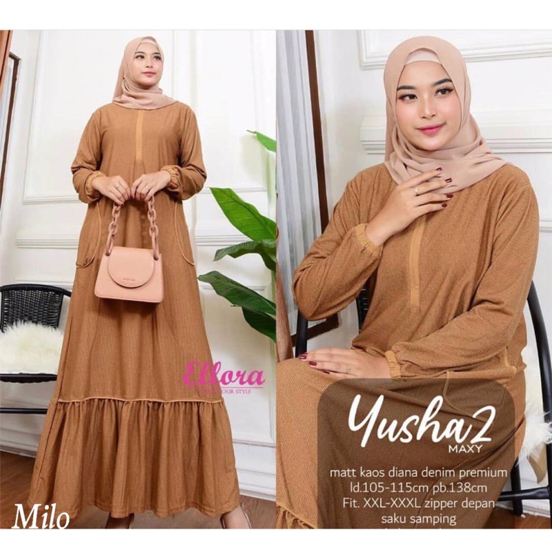 Yusha Maxy 2 - Gamis Little Codoray Slup Import LD103 / 222-5658
