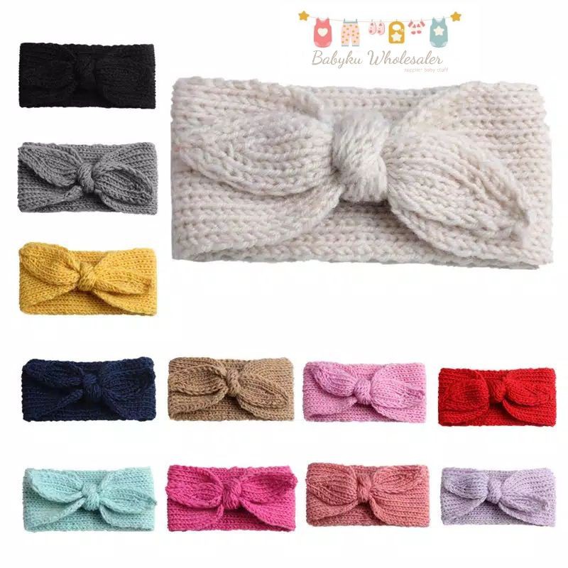 Bandana rajut bayi pita / Baby headband knit