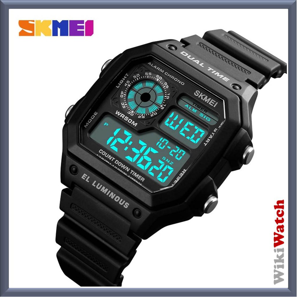 SKMEI - Jam Tangan Pria SKMEI 1299 - 30m Waterproof - Black