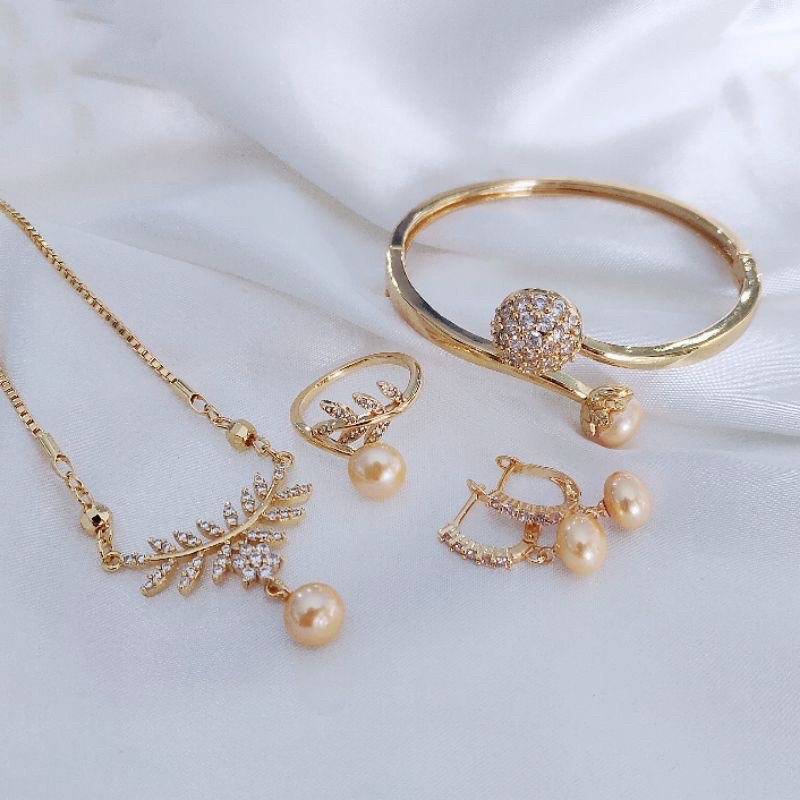 Set lengkap mutiara lombok termurah || Fashion wanita || set mutiara tawar || mutiara lombok || perh