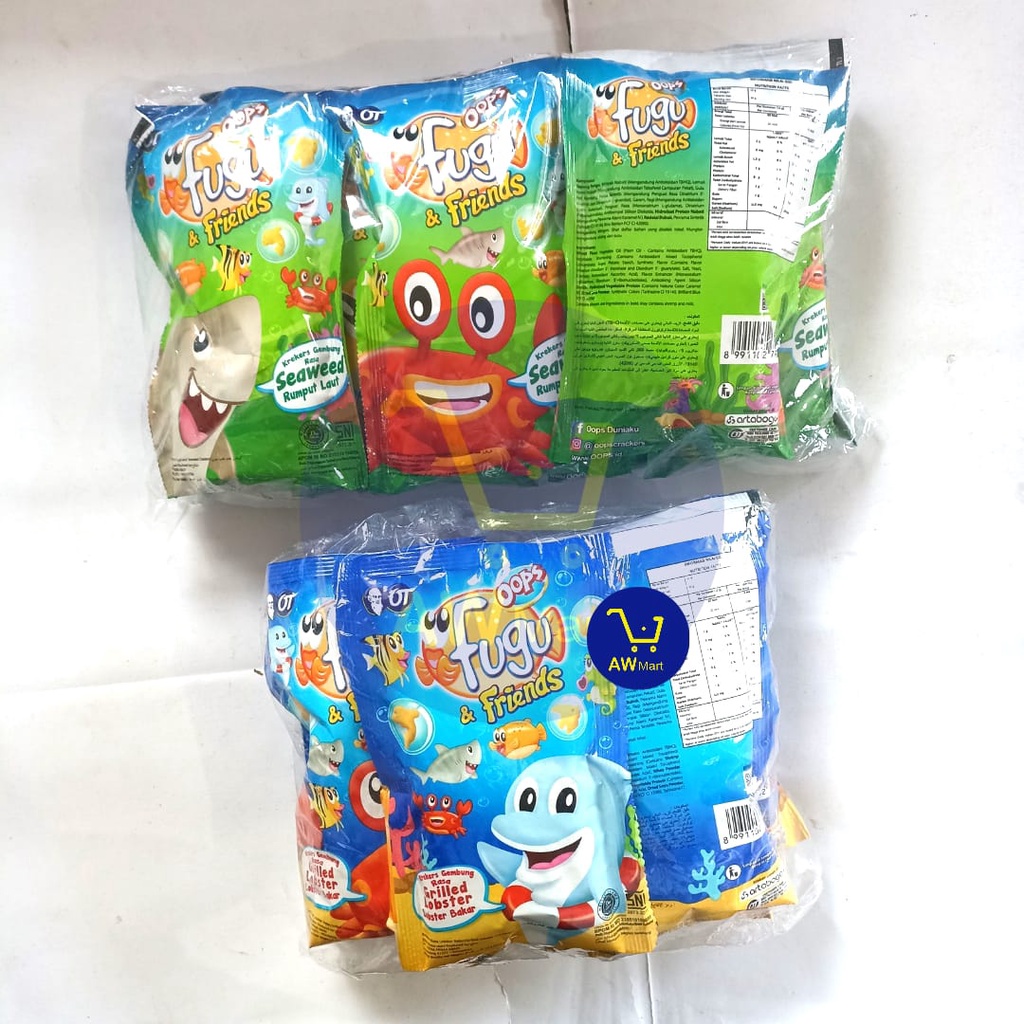 FUGU PER PAX ISI ( 1O PCS X 12 GRAM ) - CIKI SNACK CRACKERS