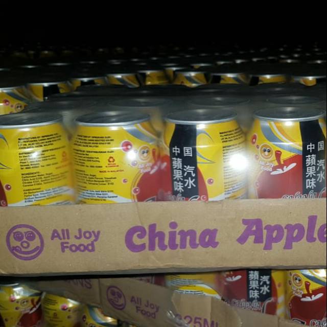 

Minuman softdrink China Apple 325ml 24 kaleng