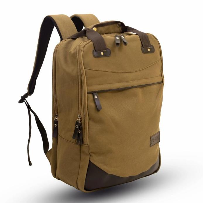 Bag Canvas - Gh-Bag Tas Ransel Laptop Tas Ransel Canvas Iac Backpack Up To 15 Inch
