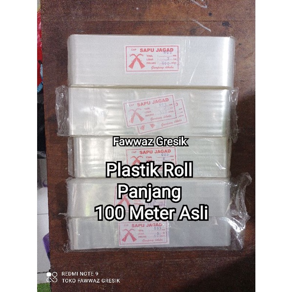 Plastik PP Roll Tebal 0.5 / PP Rol Bening Lebar 5 6 7 8 9 10 11 12 cm / Plastik Rol Bening / Plastik PP Roll