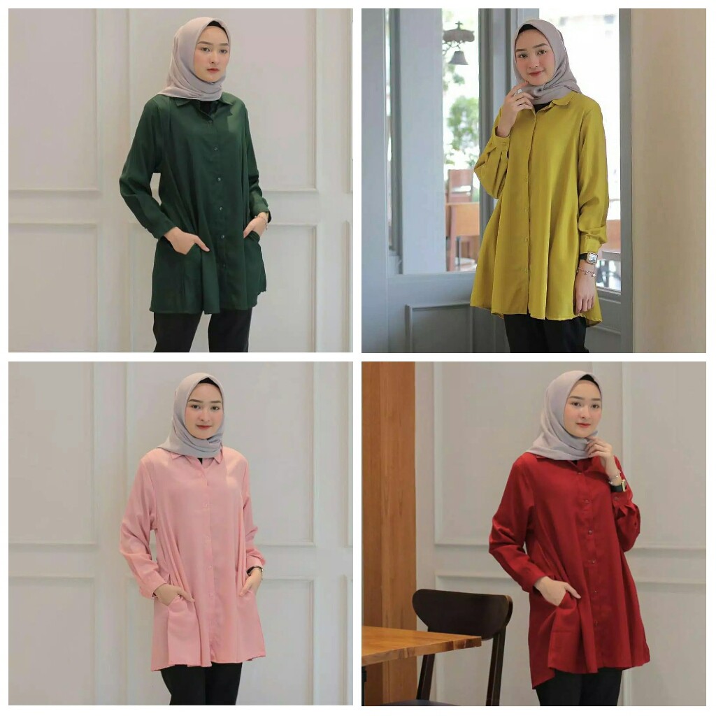 MOSE TUNIK  fashion baju  muslim wanita Shopee  Indonesia