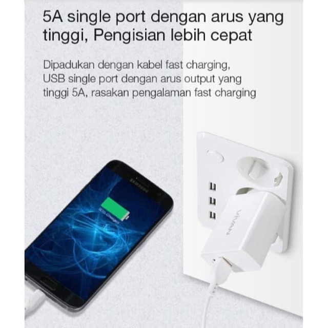 CHARGER SUPER FAST CHARGING VIVAN DT01 - ADAPTOR CHARGER VIVAN DT01