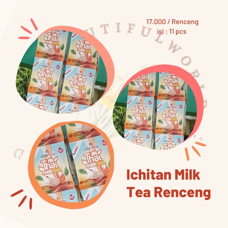 ICHITAN THAI MILK TEA SACHET