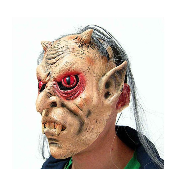 Unik Topeng Dracula Vampire Monster Seram Tanduk Latex Mask Halloween Limited Shopee Indonesia