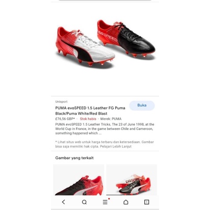 SEPATU BOLA PUMA EVOSPEED 1.5 leather FG ORIGINAL