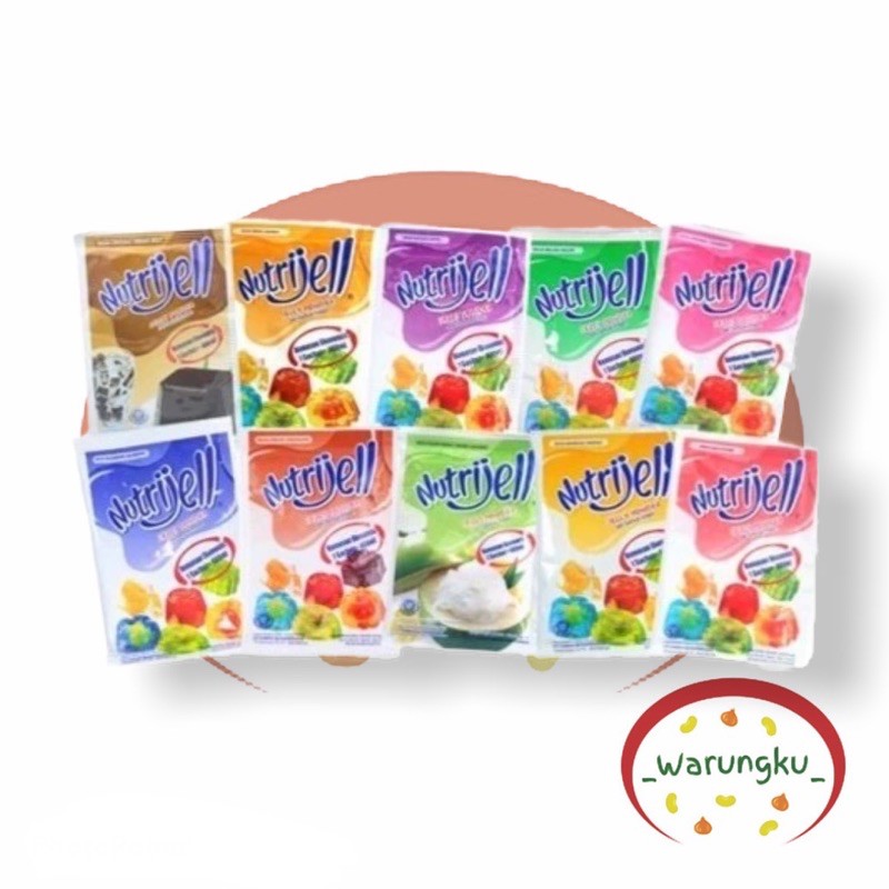 Nutrijell MINI 10gr Jelly Aneka Rasa Nutrijel