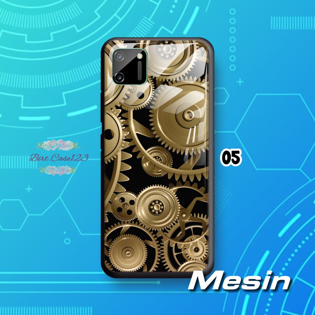 Softcase back case glass kaca MESIN Oppo RENO 3 4 Z 2 2F 2Z 4Z 10x ZOOM K3 k5 pro BC2023