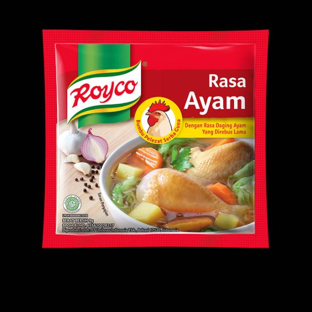 

Royco Ayam Sachet 9gr ( 12 Pcs )