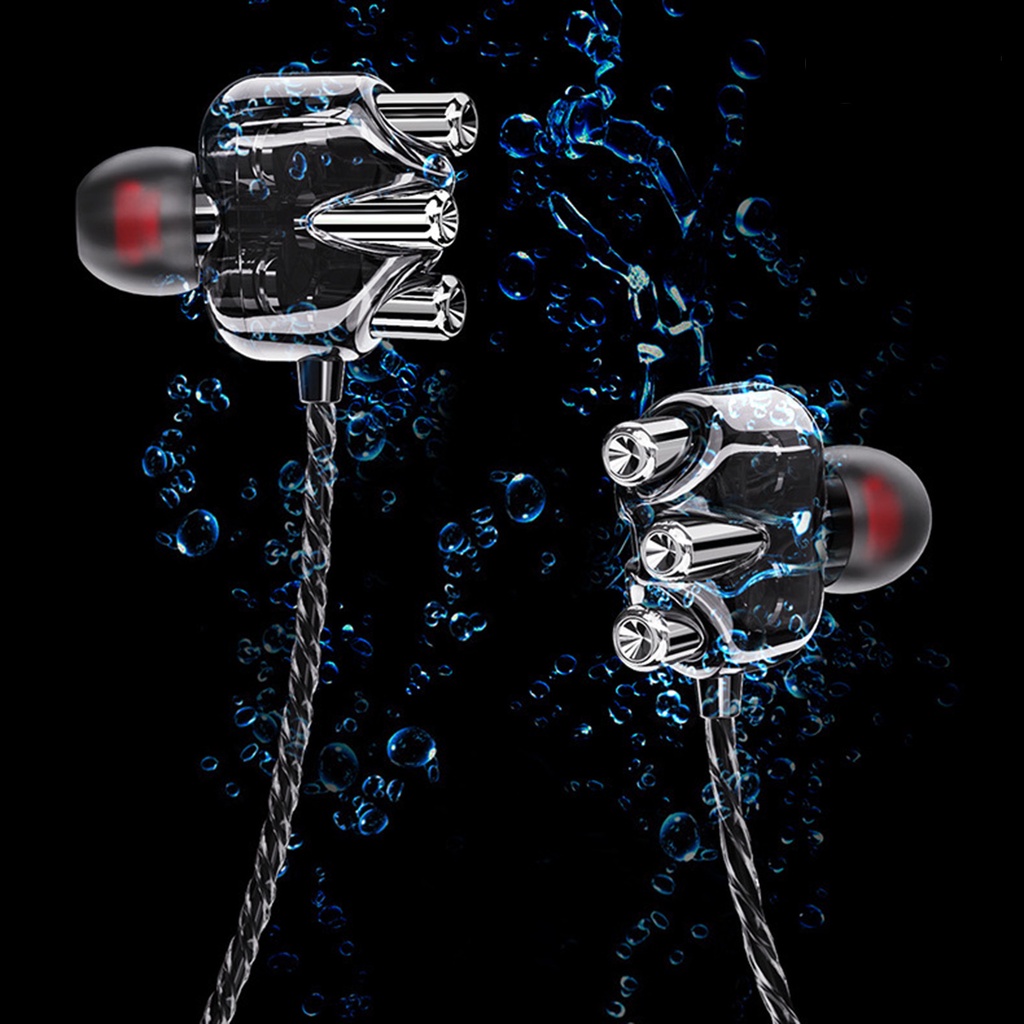 (VNEP) (Berkabel) Earphone In Ear Desain Ergonomis Dengan Mic