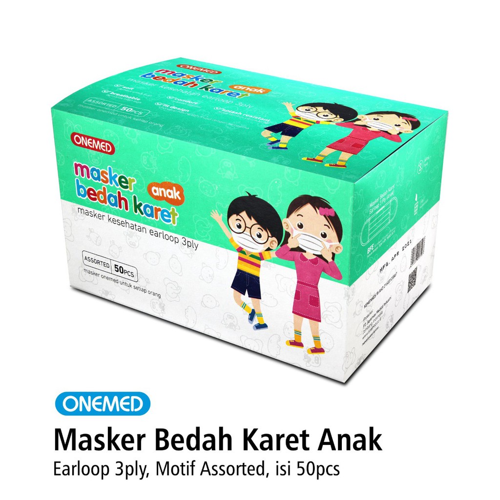 Masker Medis Anak Merk ONEMED